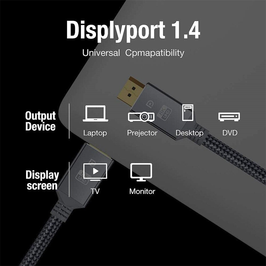 DisplayPort 1.4 Cable